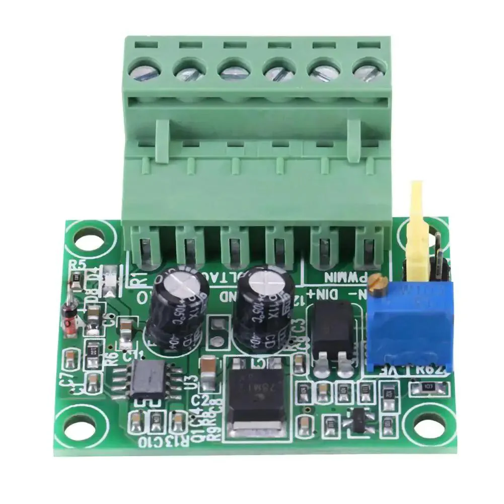 PWM To Analog Converter Module 0-10V Output For PLC And Industrial Control, Accepts 5V Or 24V PWM Input, Adjustable 0-10V Or 0-5V Analog Voltage, 100Hz-3kHz Range, Great For Automation Panels And Projects - Image 5