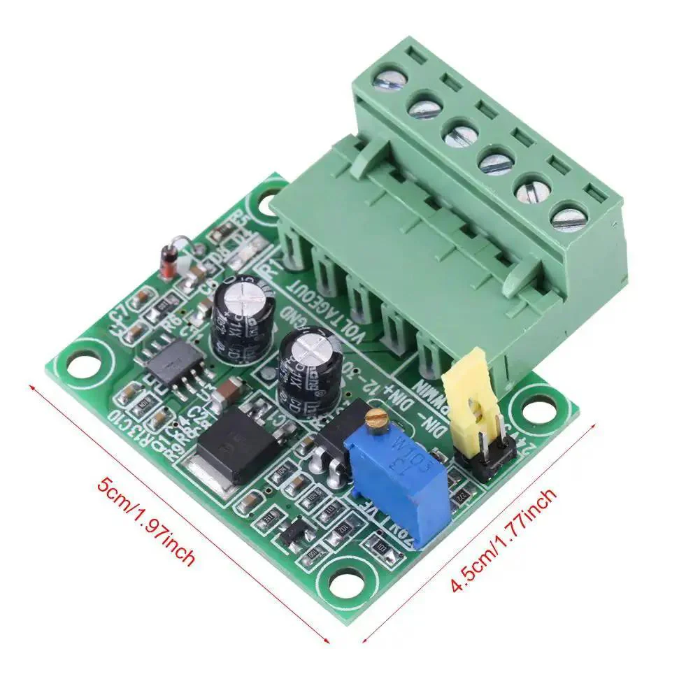 PWM To Analog Converter Module 0-10V Output For PLC And Industrial Control, Accepts 5V Or 24V PWM Input, Adjustable 0-10V Or 0-5V Analog Voltage, 100Hz-3kHz Range, Great For Automation Panels And Projects - Image 8