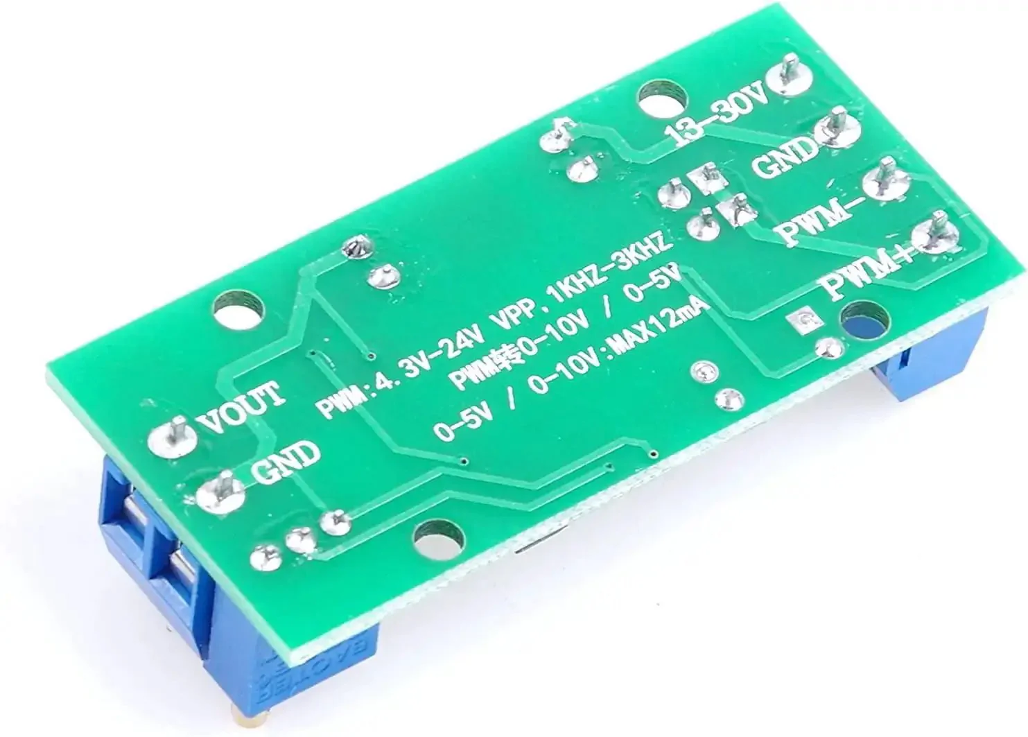 PWM To Voltage Converter Module For PLCs And Microcontrollers, Converts 0 To 100 Percent PWM Into 0-10V Or 0-5V Analog Output From 3.3V, 5V, Or 24V Signals, Easy Plug In Industrial Control Panel Interface For Smooth Automation - Image 2