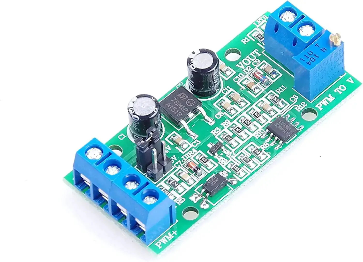 PWM To Voltage Converter Module For PLCs And Microcontrollers, Converts 0 To 100 Percent PWM Into 0-10V Or 0-5V Analog Output From 3.3V, 5V, Or 24V Signals, Easy Plug In Industrial Control Panel Interface For Smooth Automation - Image 6