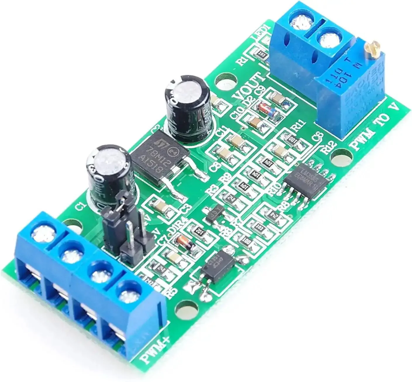 PWM To Voltage Converter Module For PLCs And Microcontrollers, Converts 0 To 100 Percent PWM Into 0-10V Or 0-5V Analog Output From 3.3V, 5V, Or 24V Signals, Easy Plug In Industrial Control Panel Interface For Smooth Automation - Image 7
