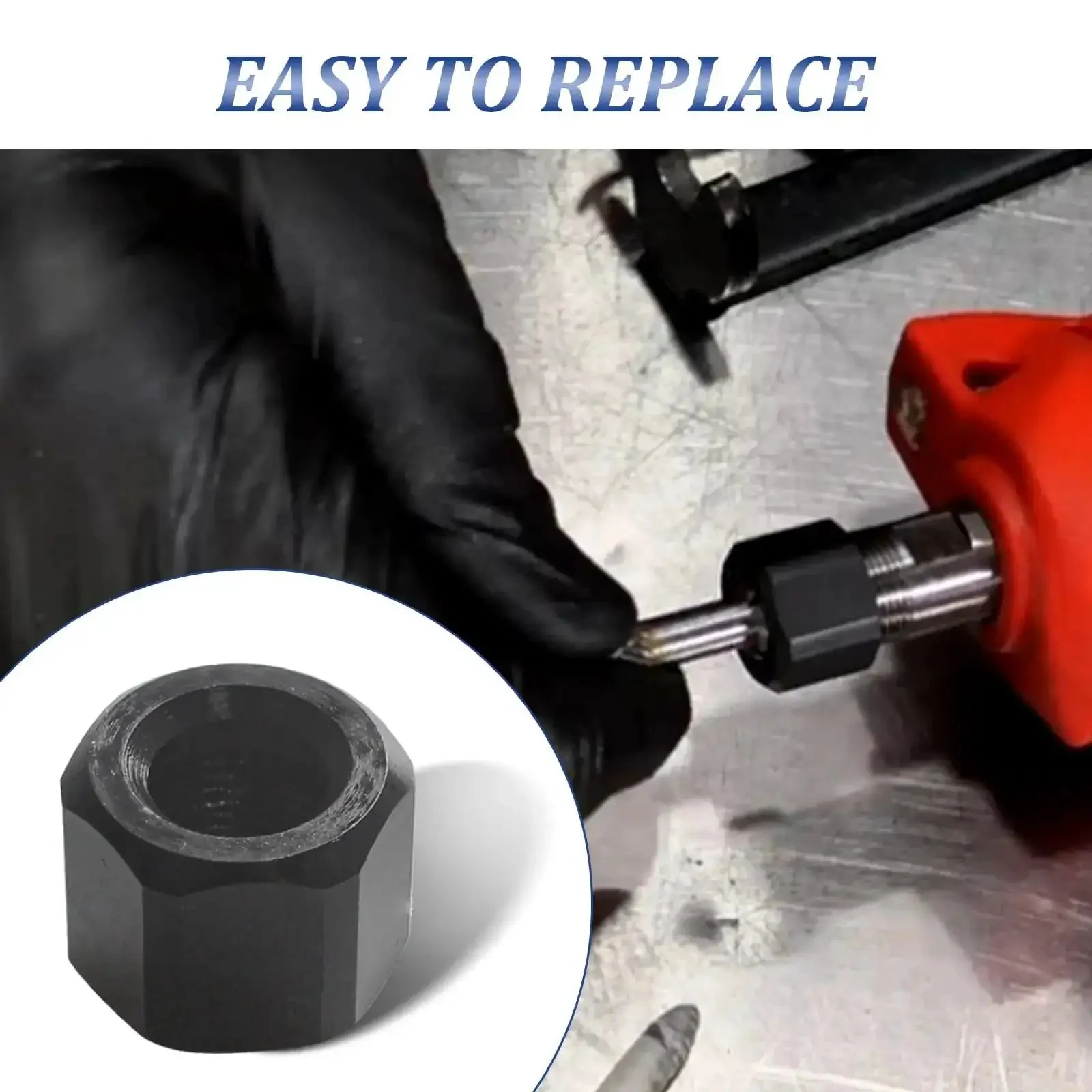 Quarter Inch Collet Nut Replacement for 2485-20 2486-20 2784-20 5192 5194 5196 Die Grinders and 2723-20 Compact Router, Tough As Nails Steel Build, Easy Install, High Fit for Long Lasting Performance - Image 4
