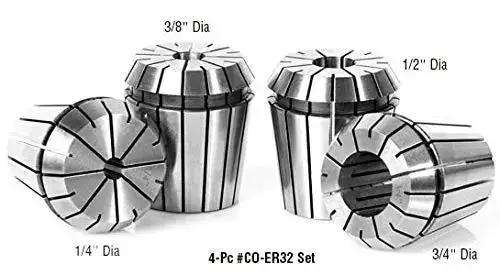 Quarter Inch Diameter Spring Collets ER32 Pro Grade Industrial For CNC Milling And Fabrication CO174 Ready For Heavy Duty Tooling And Reliable Precision Always - Image 3