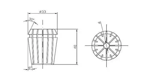 Quarter Inch Diameter Spring Collets ER32 Pro Grade Industrial For CNC Milling And Fabrication CO174 Ready For Heavy Duty Tooling And Reliable Precision Always - Image 4