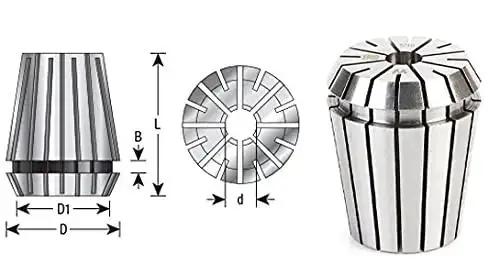 Quarter Inch Diameter Spring Collets ER32 Pro Grade Industrial For CNC Milling And Fabrication CO174 Ready For Heavy Duty Tooling And Reliable Precision Always - Image 5