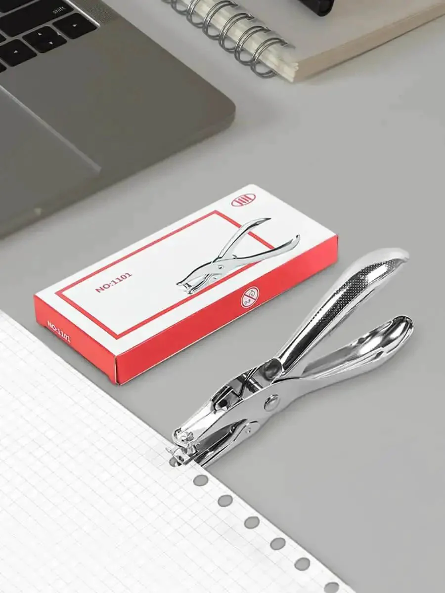 Quarter Inch Handy Hole Punch For Craft Paper And Tags Circle Shape Punch With Ten Sheet Capacity Built For DIY Projects Tickets And Cards At Home Office And School