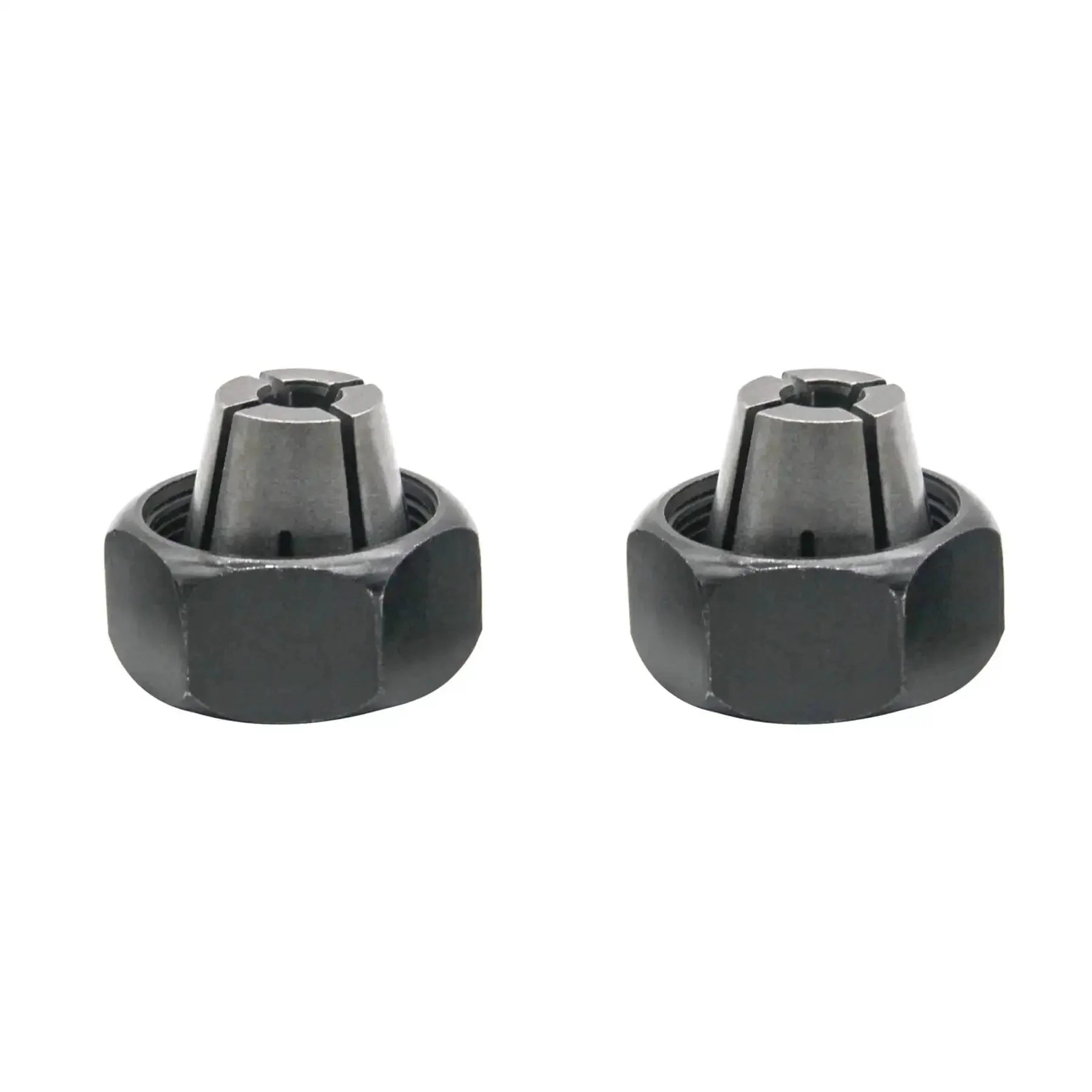 Quarter Inch Router Collet Replacement for Porter Cable 690 and 890 Series Routers RC025PC Self-Releasing Collet 2 Pack No Fuss 0.25 Inch Diameter Black Accessory for Secure Bit Retention - Image 2