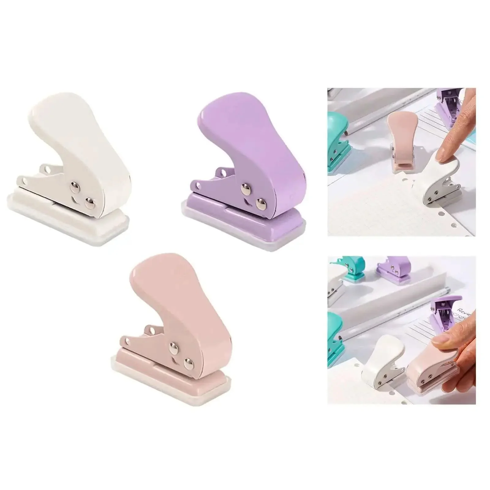 Quarter-Inch Single Hole Puncher, 6mm Round Hole, 10 Sheets Capacity, Portable Paper Punch For Card Making, Scrapbooking, Photos, And Home Office School Craft Projects, Metal Tool For DIYers - Image 9