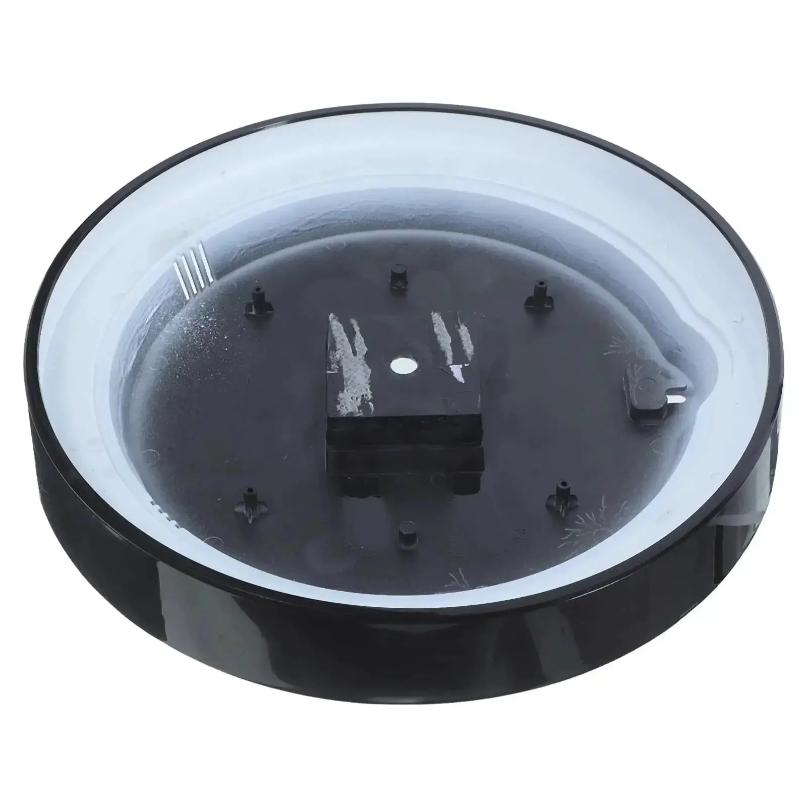 Quartz Wall Back Cover For 12 Inch Round Clock Replacement Rear Panel Shell And Backplate DIY Timepiece Component With Narrow Edge Panel And Protective Back Panel