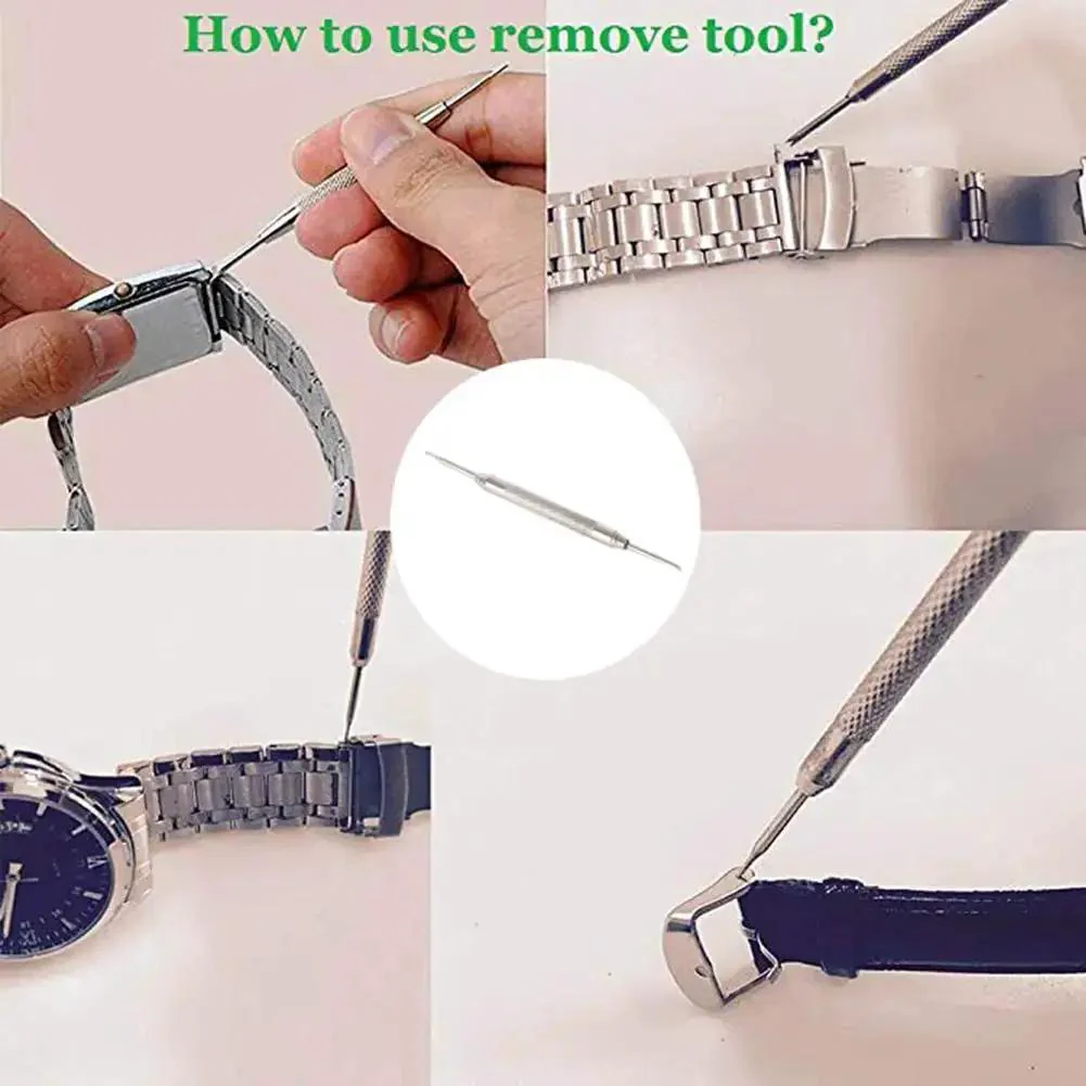 Quick Release Watch Spring Bar Pins 20 Piece Set 12Mm 14Mm 16Mm 18Mm 20Mm 22Mm 24Mm Stainless Steel With Watch Strap Repair Tool For Easy Strap Changes And Secure Fit - Image 5