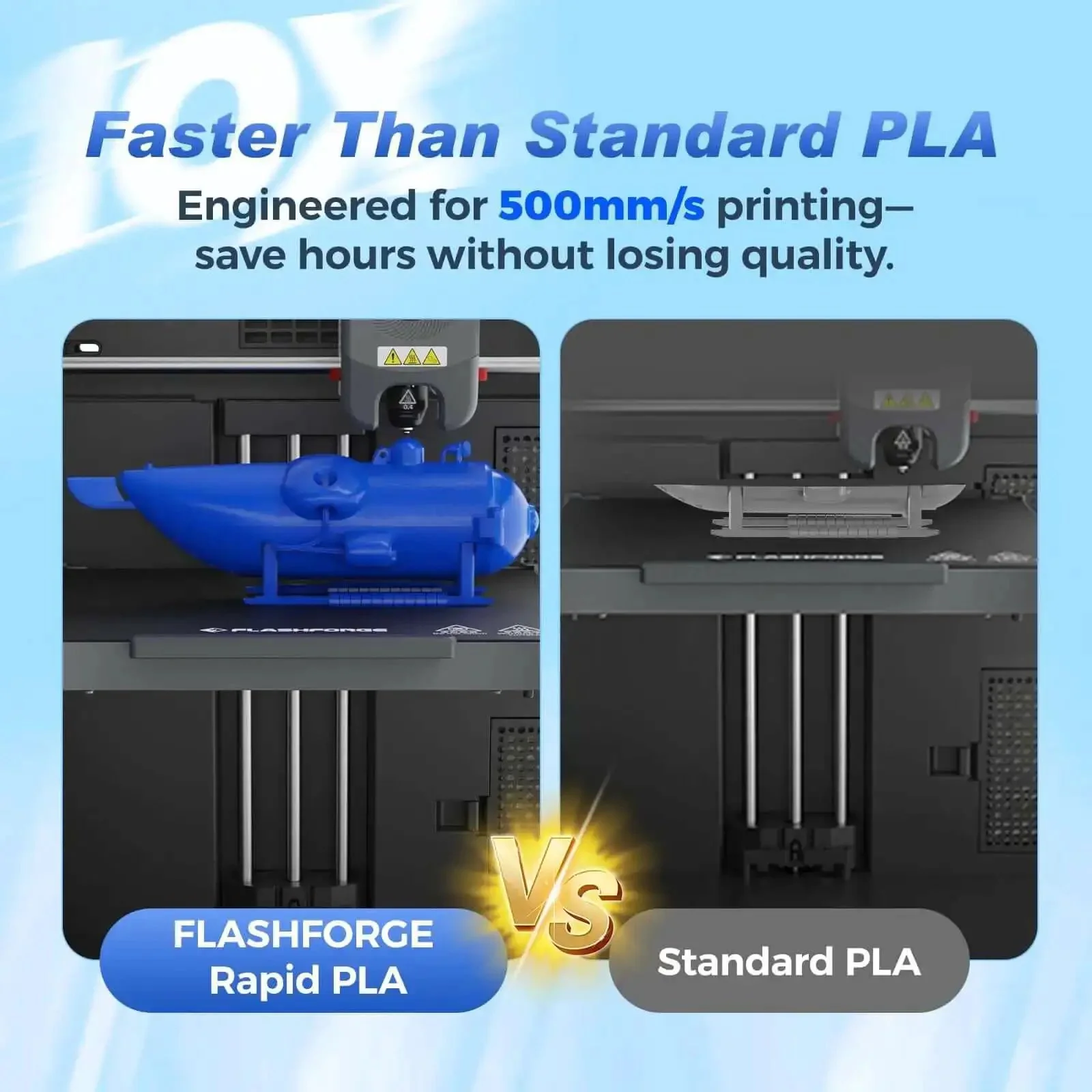 Rapid PLA Filament 1.75mm Aurora Green 1kg Spool For 3D Printing Ultra Fast Up To 500 mm Per Second With Killer Print Quality And Tight Dimensional Tolerance 0.02mm - Image 6