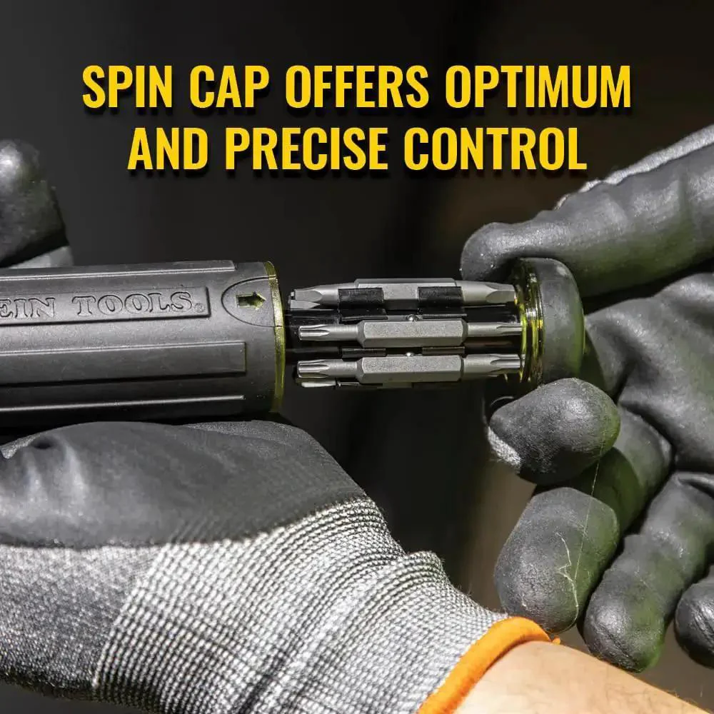 Ratcheting Multi-Bit Screwdriver 15-In-1 With Phillips Slotted Square Torx And Combo Bits Plus One Quarter Inch Nut Driver On-Handle Bit Storage For Quick All-Day Driving And Pro-Grade Built-To-Last Bits - Image 12