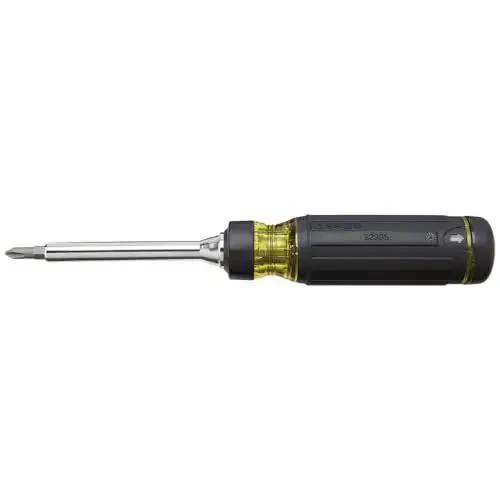 Ratcheting Multi-Bit Screwdriver 15-In-1 With Phillips Slotted Square Torx And Combo Bits Plus One Quarter Inch Nut Driver On-Handle Bit Storage For Quick All-Day Driving And Pro-Grade Built-To-Last Bits - Image 3