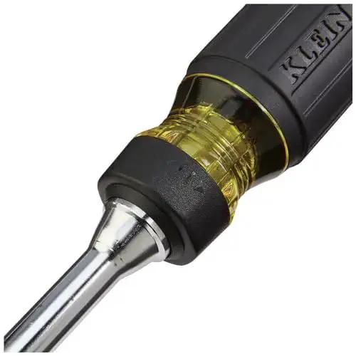 Ratcheting Multi-Bit Screwdriver 15-In-1 With Phillips Slotted Square Torx And Combo Bits Plus One Quarter Inch Nut Driver On-Handle Bit Storage For Quick All-Day Driving And Pro-Grade Built-To-Last Bits - Image 4