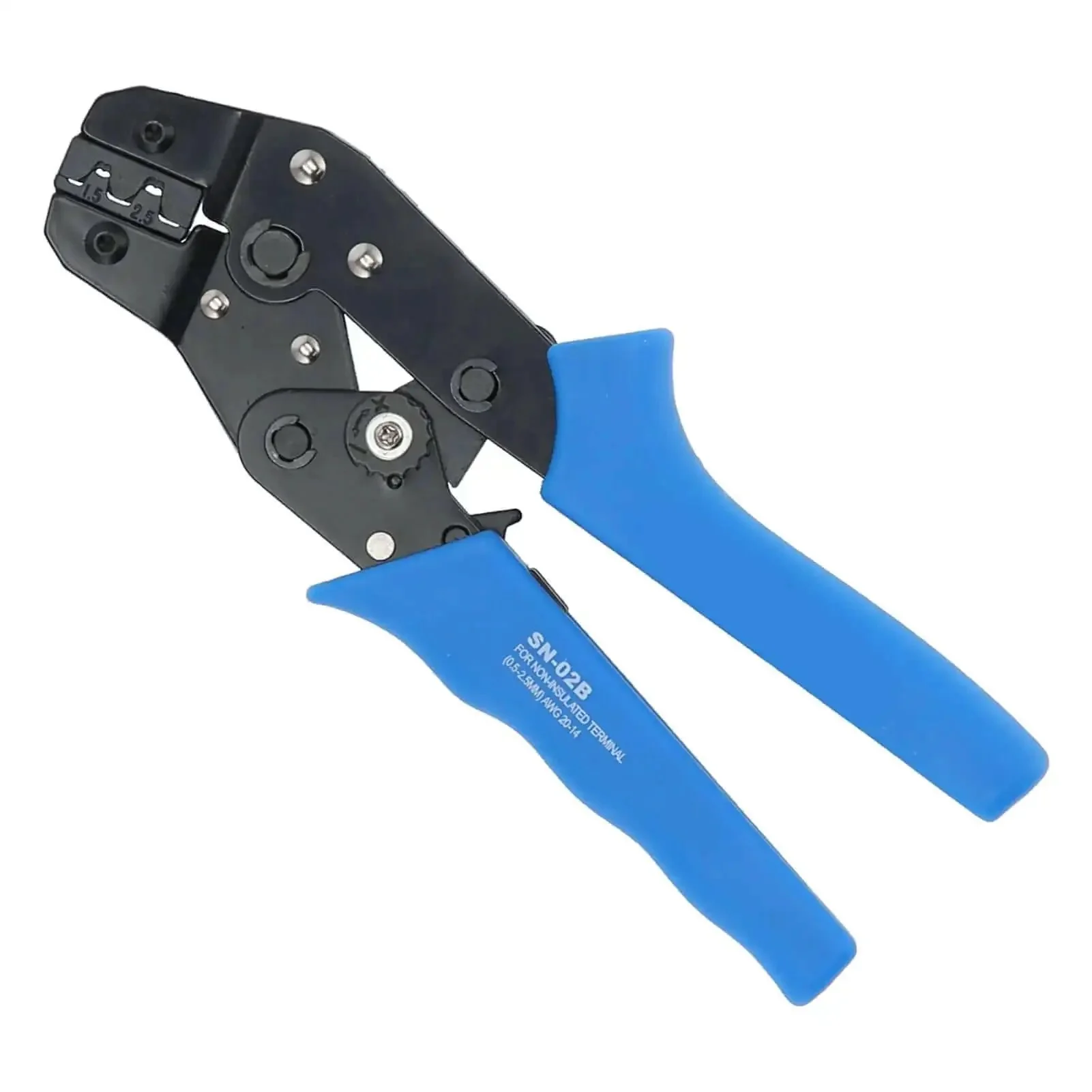 Ratcheting Wire Crimping Tool With High Precision Terminal Crimper Multifunction Automatic Crimping Pliers For Electrical Connectors And Blades Alloy Steel Heavy Duty Build - Image 2