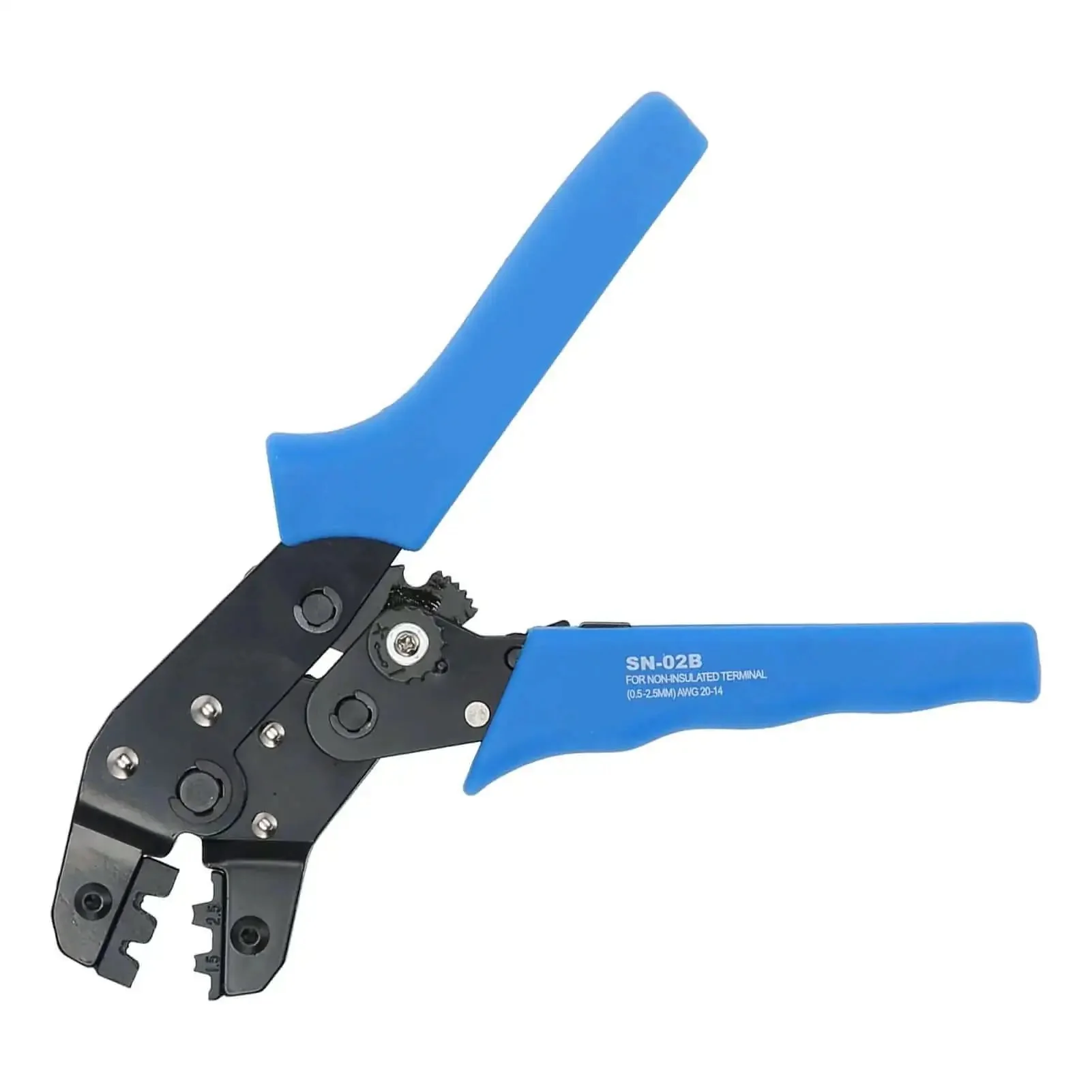 Ratcheting Wire Crimping Tool With High Precision Terminal Crimper Multifunction Automatic Crimping Pliers For Electrical Connectors And Blades Alloy Steel Heavy Duty Build - Image 6