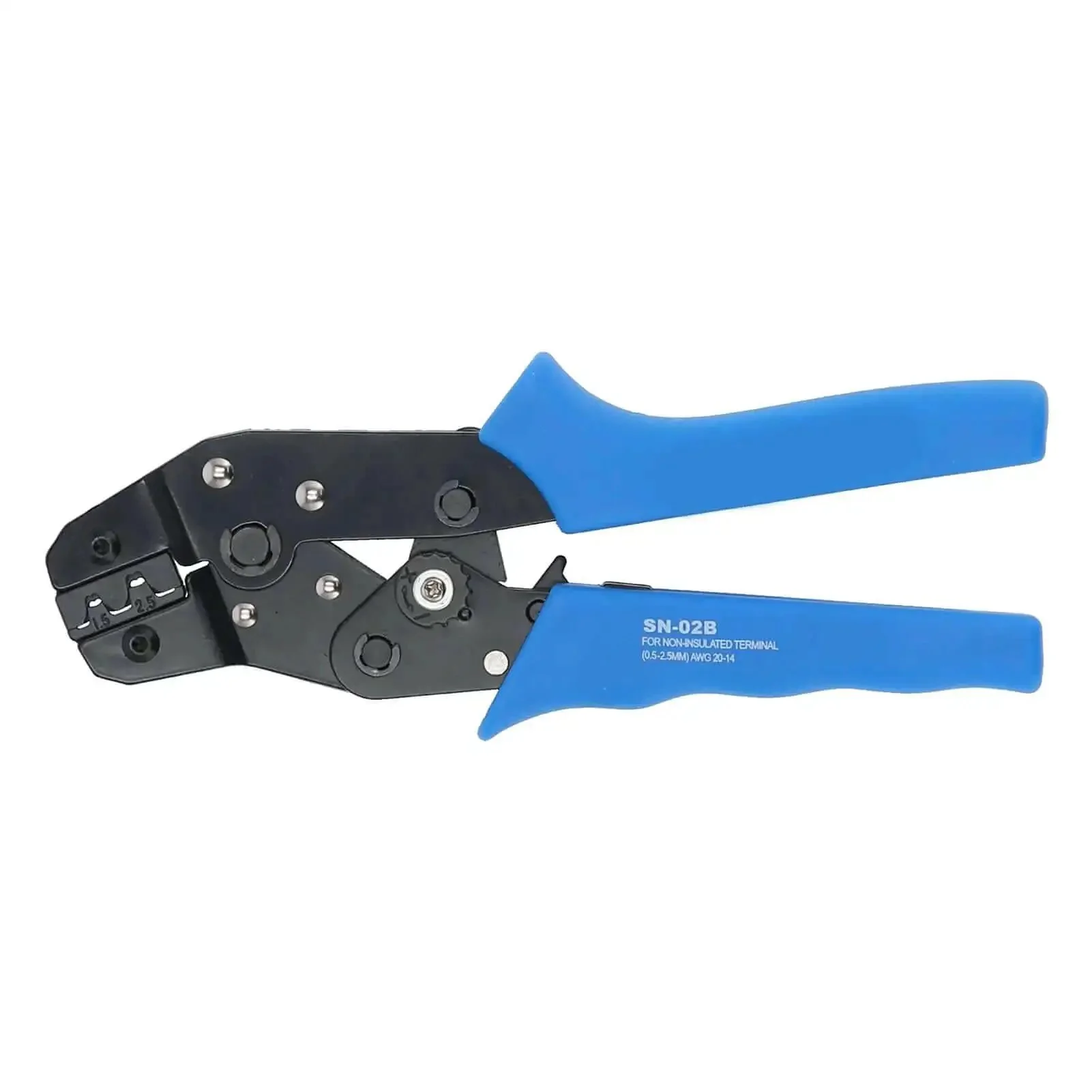 Ratcheting Wire Crimping Tool With High Precision Terminal Crimper Multifunction Automatic Crimping Pliers For Electrical Connectors And Blades Alloy Steel Heavy Duty Build - Image 8