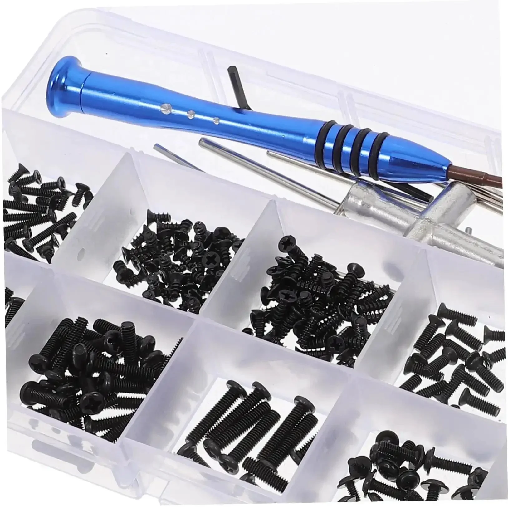 Rc Car Screw Tool Kit With Compact Storage Box, Gasket And Replacement Fasteners, Multi Model Compatibility, Durable Iron Tools And Wrench For Easy Maintenance And Quick Repairs - Image 8