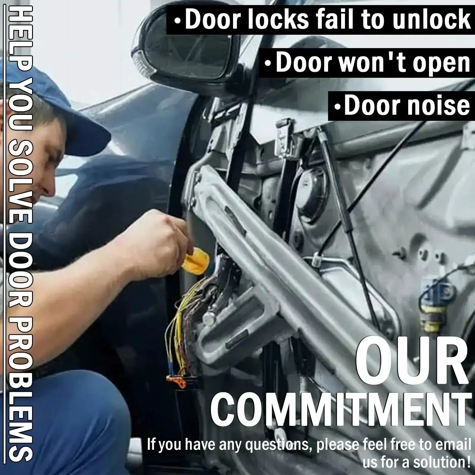 Rear Left Driver Side Door Latch Lock Actuator For Ford F150 F250 F350 F450 F550 Super Duty 2017 2022 Replacement Part 937 706 CK2Z 1526413 J Easy Install Durable Construction Direct Fit Fits OEM Specs Weather Resistant - Image 2