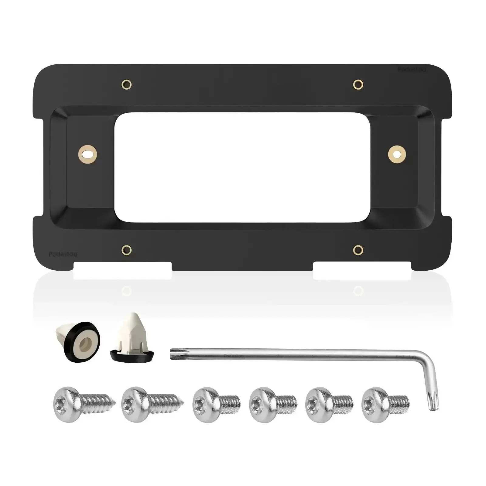 Rear License Plate Frame Bracket Mount For BMW And Mini Cooper 2005-2023 Fits 1 2 3 4 5 6 X Series Z4 I3 M3 2002-2019 Mini Cooper Screws Included No-Fuss Install Durable Aluminum Bracket