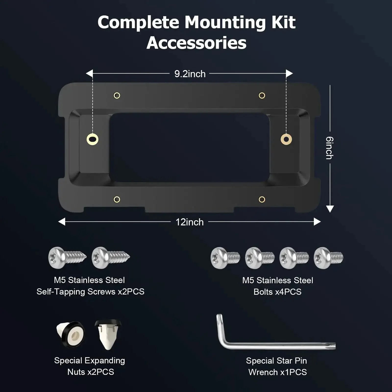 Rear License Plate Frame Bracket Mount For BMW And Mini Cooper 2005-2023 Fits 1 2 3 4 5 6 X Series Z4 I3 M3 2002-2019 Mini Cooper Screws Included No-Fuss Install Durable Aluminum Bracket - Image 6