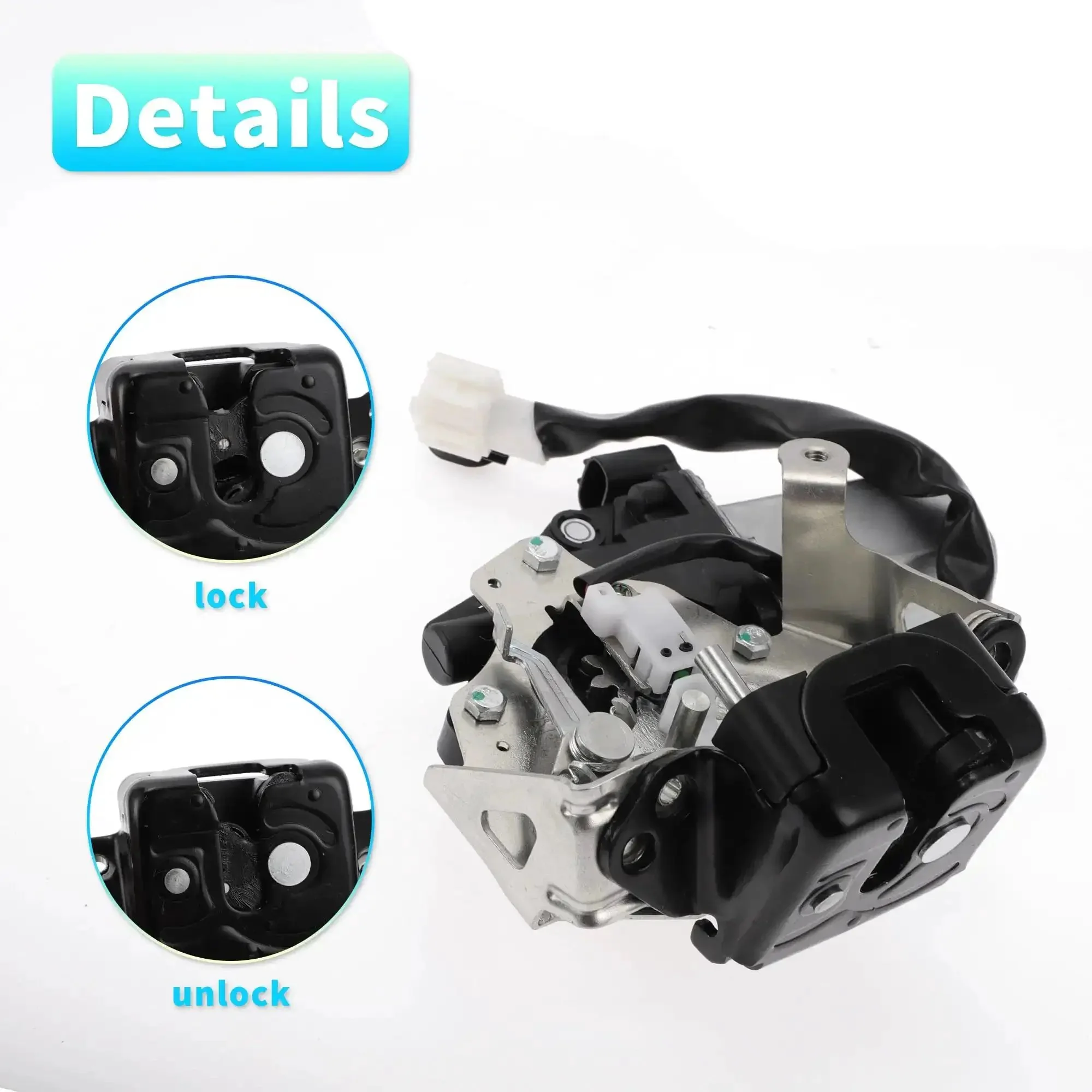 Rear Liftgate Lock Actuator With Cable Replacement For Honda Odyssey 2018-2022 And Honda CR-V 2017-2021 Tailgate Latch Assembly OE 74800TLAA51 Fixes Sticking Or No Lock Easy DIY Install Keeps Alarms Quiet - Image 5