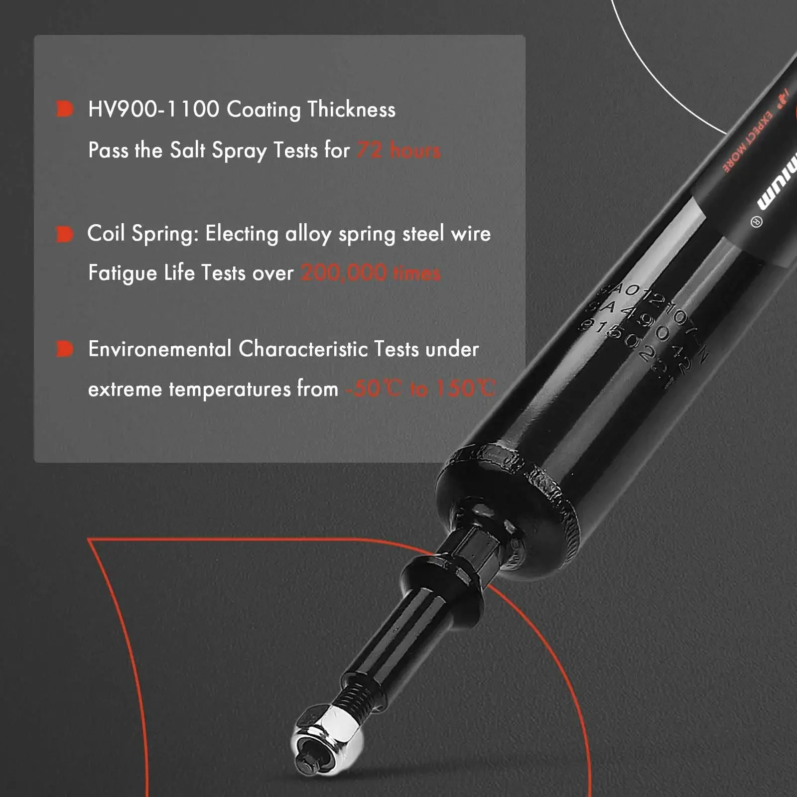 Rear Pair Strut Shock Absorbers For BMW 1 Series And 3 Series 2006 To 2013 Fits 128i 135i 325i 330i 328i 335i 335d 335is Rear Driver And Passenger Side - Image 6