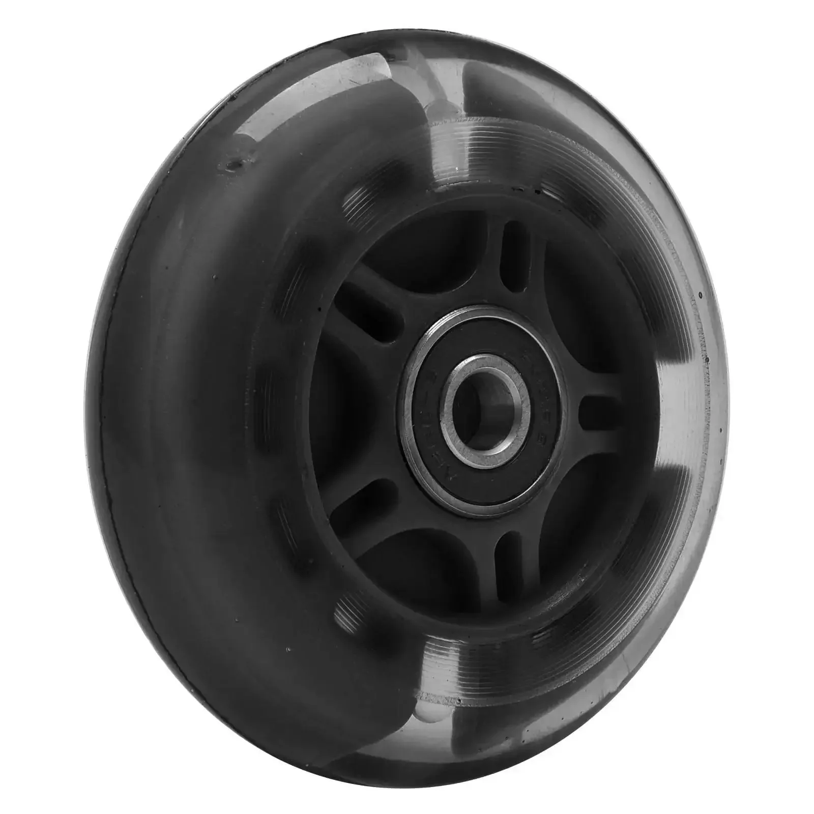 Rear Wheel Screw Set for Foldable Micro Mini 3 Wheel Kids Scooter Fix Kit, M8x65mm Axle Bolts and Spacers, 80mm x 24mm, Durable Steel and PU Components, Black - Image 2