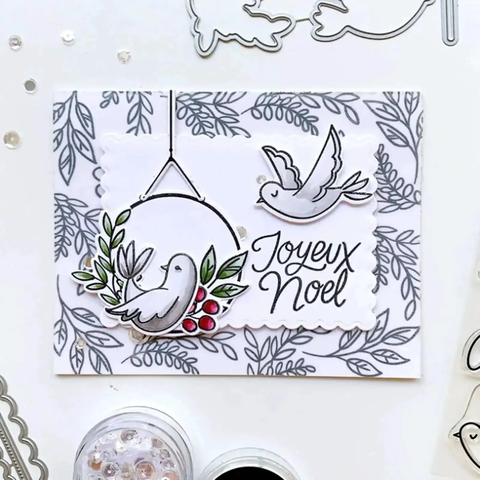 Rectangle Frame Metal Die Cuts Set With Scalloped Edges And Stitched Nesting Tags For DIY Scrapbooking, Card Making, Album Embellishments, Background Cutting Dies For Embossing And Paper Crafts - Image 4