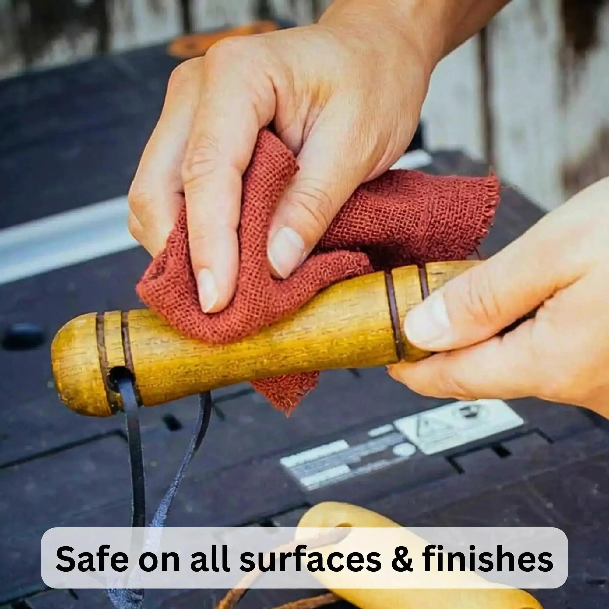 Red Cotton Shop Towels 12 Pack For Garage And Auto Care Ultra Absorbent Reusable Lint Free Rags Washable Mechanic Towels For Oil Grease Spills Automotive Cleaning And Detailing - Image 2