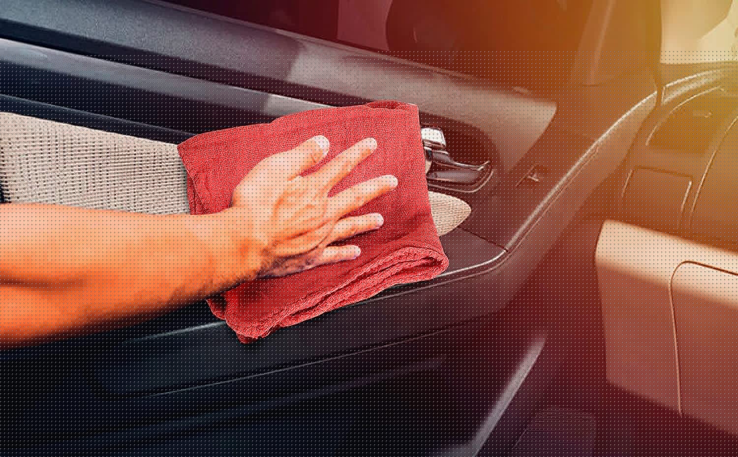 Red Cotton Shop Towels Pack Of 150 14 By 14 Inch Absorbent Cleaning Rags For Auto Garage Home And Industrial Use Heavy Duty Reusable Towels Great For Automotive Detailing And Heavy Duty Workshop Cleanup - Image 6