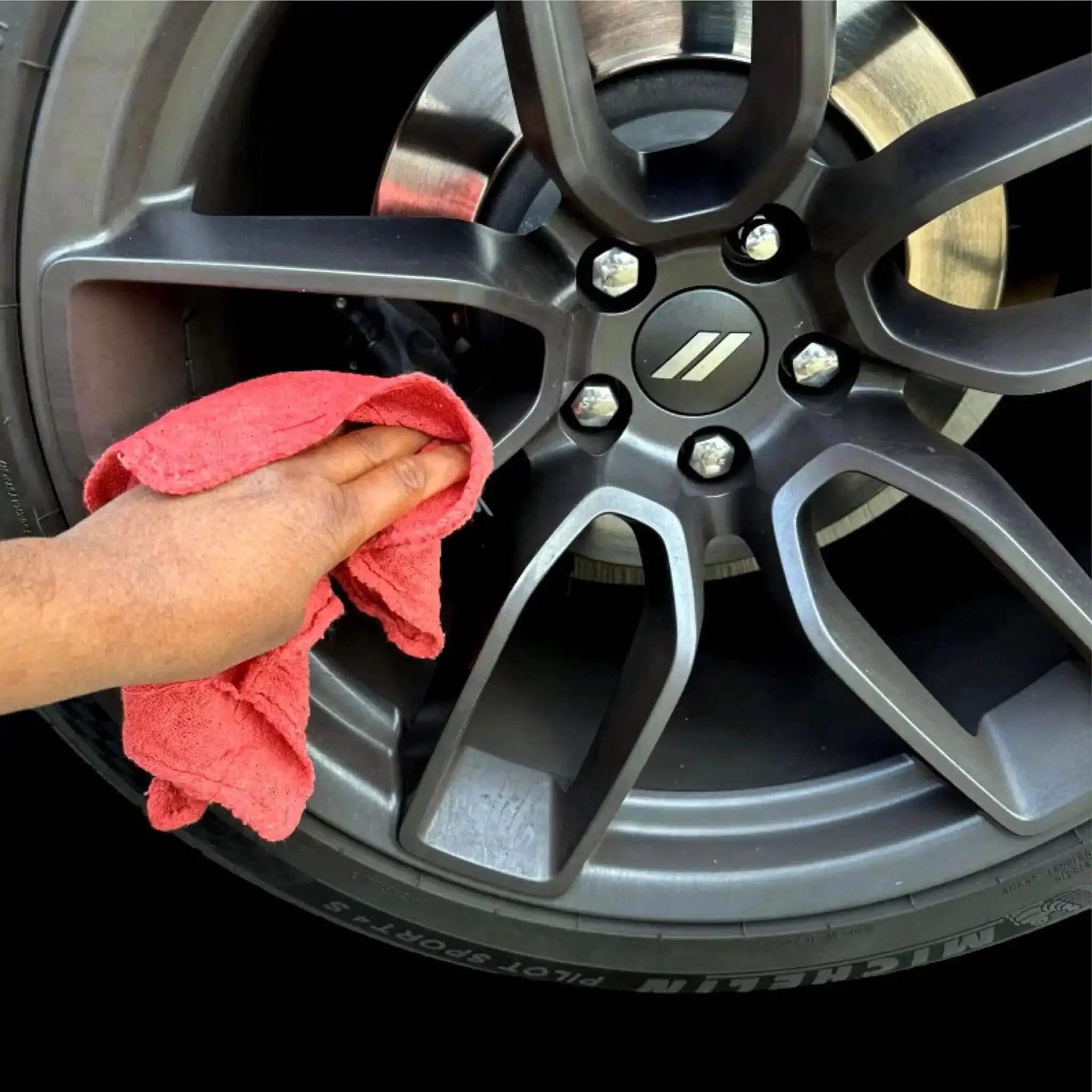 Red Cotton Shop Towels Pack Of Fifty Rags For Heavy Duty Cleaning Durable 100 Percent Cotton Cloths Extra Soft Yet Highly Absorbent Reusable Cleaning Rags For Shop Home Auto And Garage Messes - Image 4