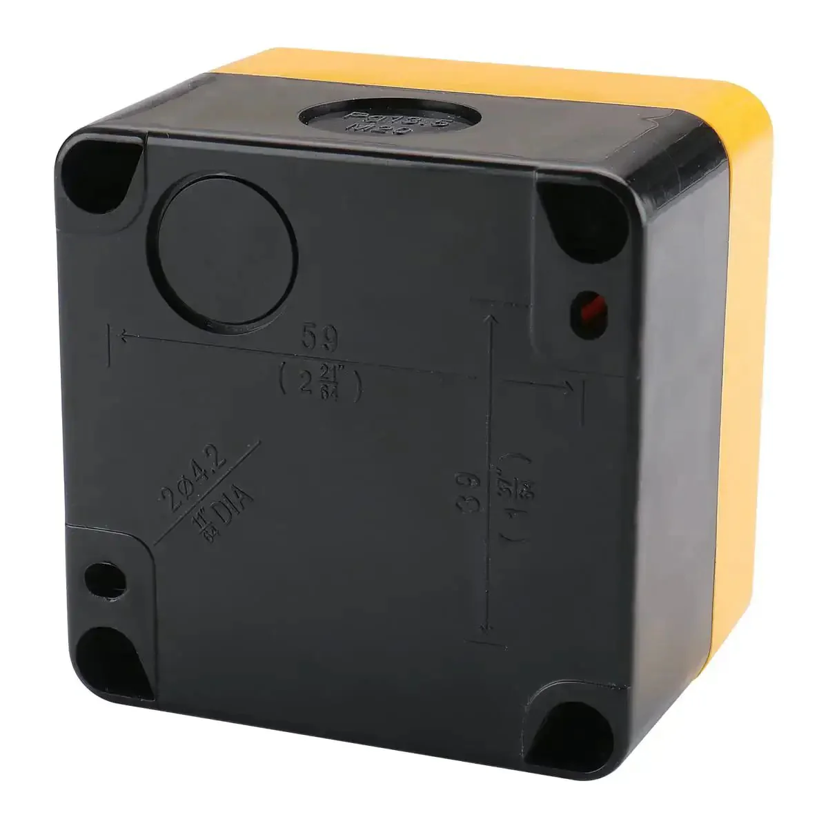 Red Emergency Stop Push Button Switch With Key 660V 1NO 1NC 10A Latching ON OFF Beefy Heavy Duty Safety Switch Includes Box And Two Keys Industrial Grade Durable - Image 2