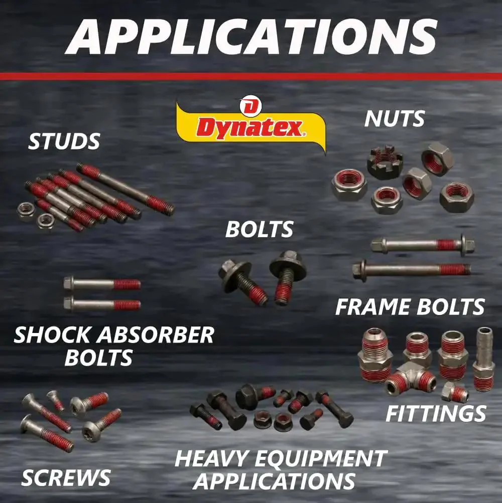 Red Hi Temp Threadlocker For High Temperature Fasteners Up To 450 Degrees F 1.22 Oz Bottles Three Pack Anaerobic Locking Adhesive Beefed Up High Strength Extreme Heat And Chemical Resistant - Image 6