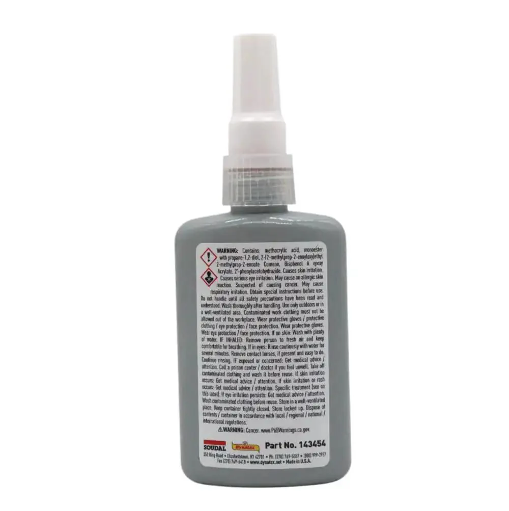 Red High Strength Threadlocker 1.69 Ounce Bottle For Permanent Locking Anaerobic Formula Curing Between Metal Surfaces Ideal For Large Fasteners Vibration And Solvent Resistance 3 Pack - Image 9