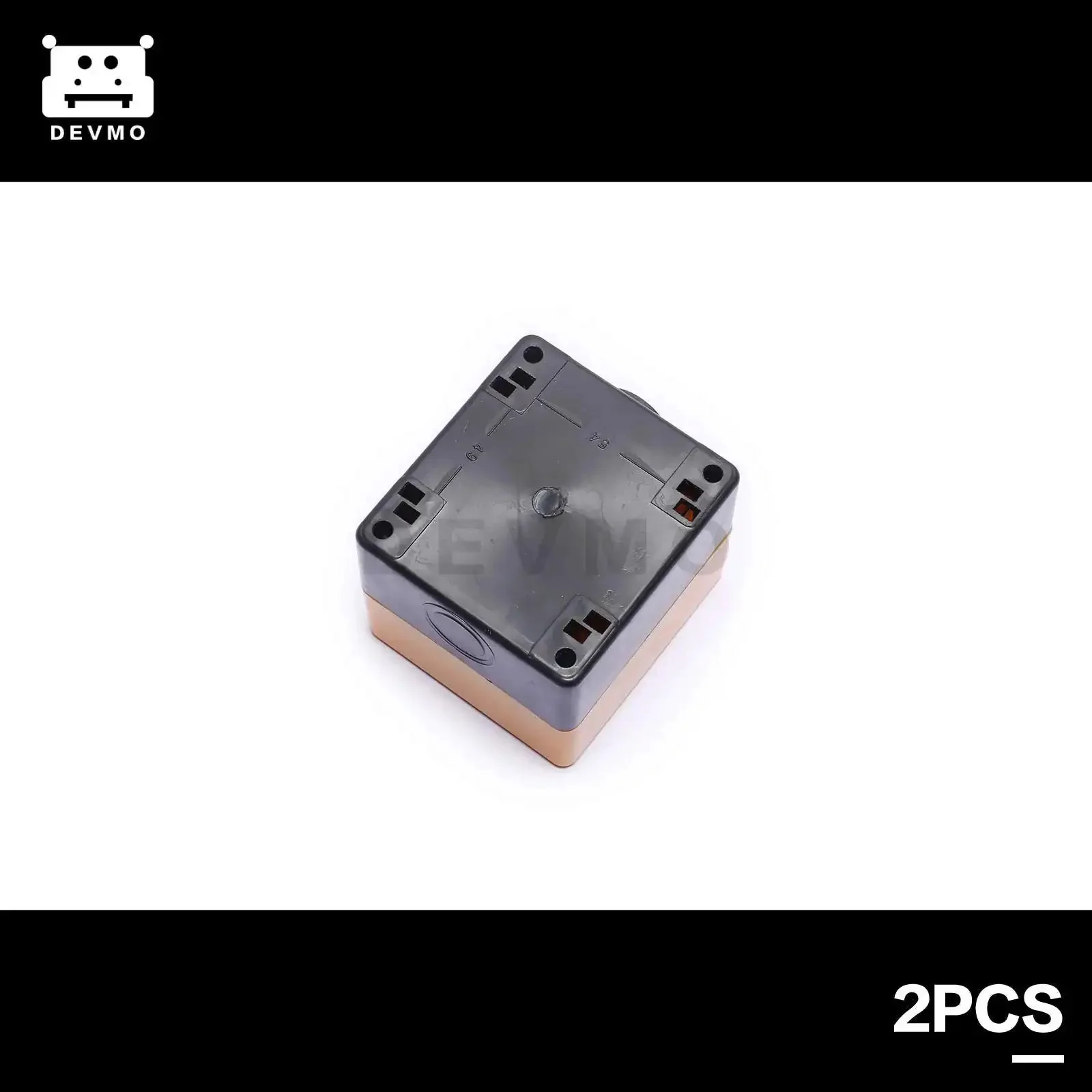 Red Mushroom Emergency Stop Push Button Switch 22mm CNC DPST Latching E Stop With One Normally Open And One Normally Closed Contacts 2 Pack For Industrial Machinery - Image 3