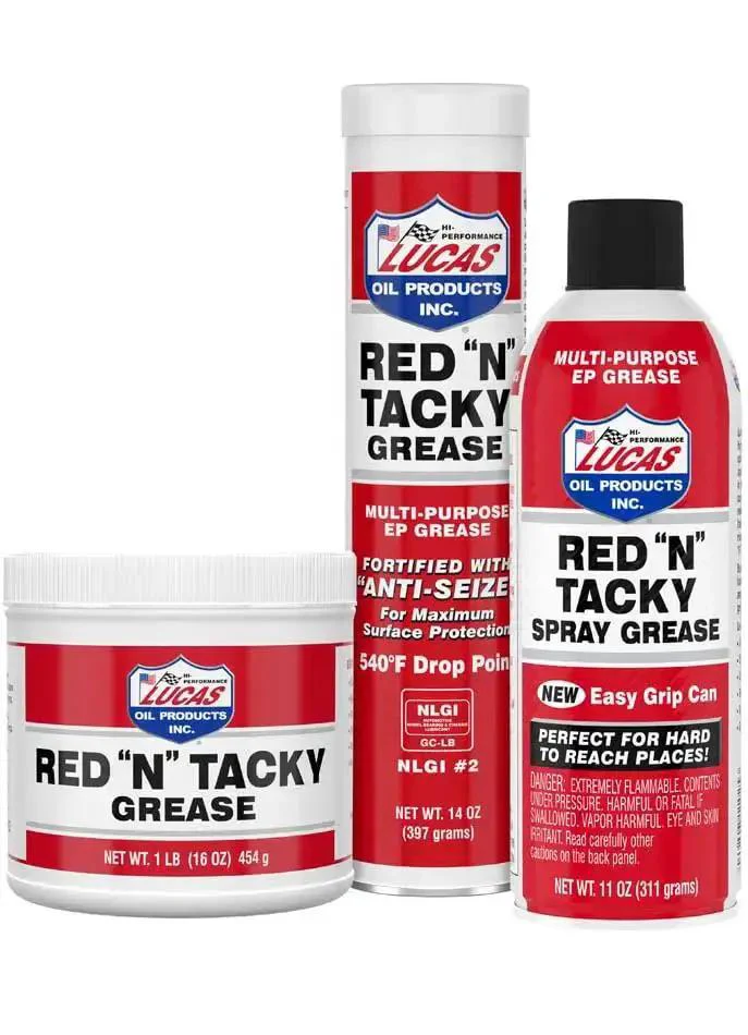 Red N Tacky Easy Grip Aerosol Grease Spray For Quick Cling Lubrication, Water Resistant, Multi Purpose Lubricant With Narrow Spray Pattern, 11 Ounce Can, Pack Of 12 - Image 2