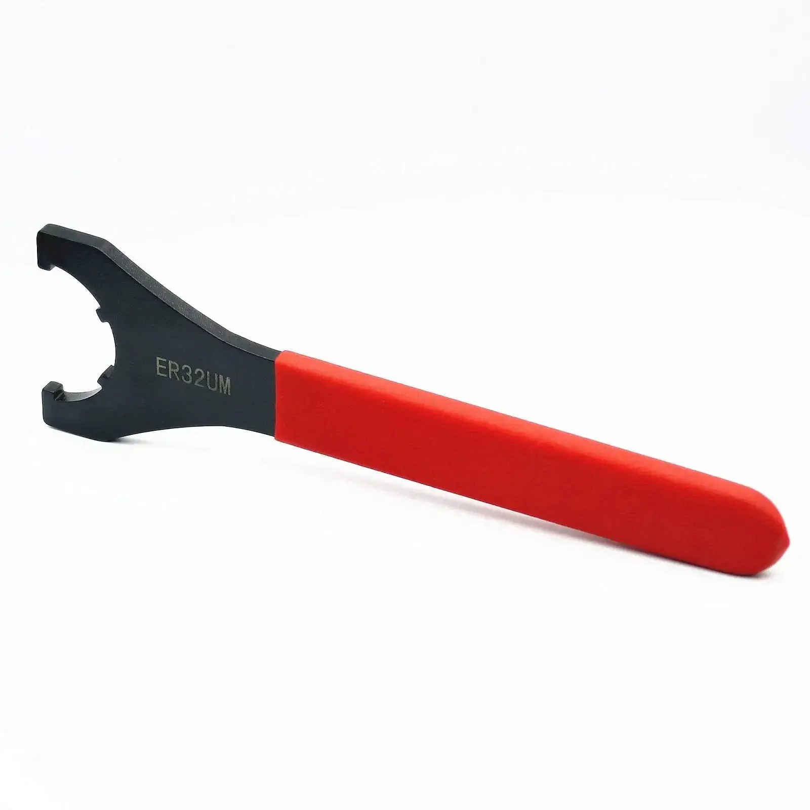 Red Spanner Collet Chuck Wrench ER-32UM for CNC Milling Pro Grade Tool for Tightening and Loosening Clamping Nuts and Screws Fits Most Tool Holders Durable Hand Tool for Machining - Image 3