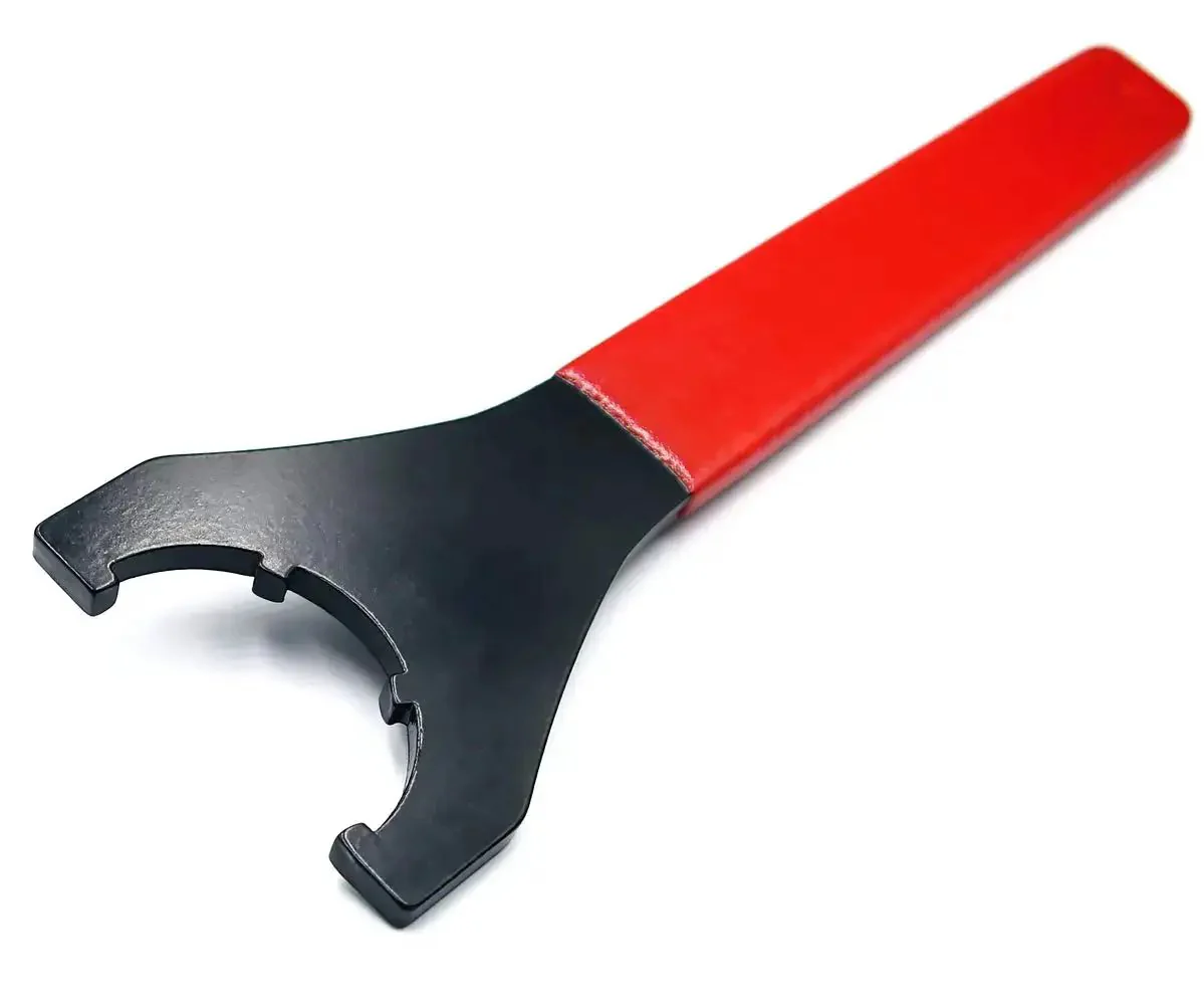 Red Spanner Precision Wrench For CNC Milling Collet Chuck Fits Most Tool Holders For Tightening And Loosening Clamping Nuts And Screws ER-32UM Compatible Durable 2 Pack Wrench Set - Image 2