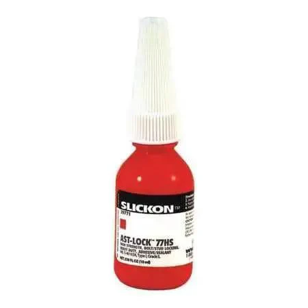 Red Threadlocker 10mL Bottle Pack Of 2 For Fasteners That Will Not Loosen Permanent Locking Compound For Screws And Bolts High Temp Safe 0 To 300 F 71HS Series Meets Mil Standards RoHS Compliant