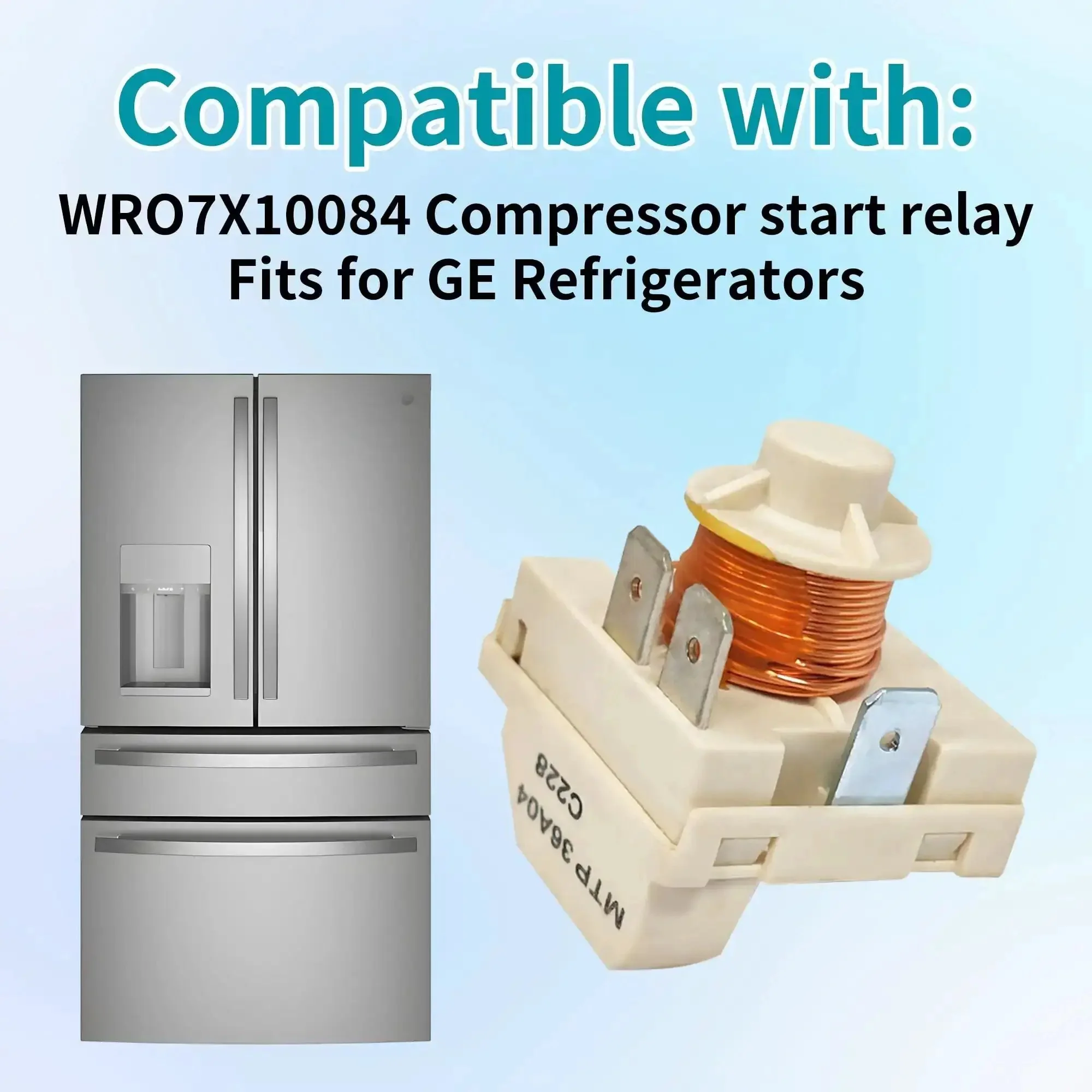 Refrigerator Compressor Start Relay Keeps Your Fridge Running Cool On Point Easy Install Prevents Overheating Boosts Cooling Reliability Durable High Quality Component For Reliable Fridge Operation And Energy Efficient Performance - Image 4
