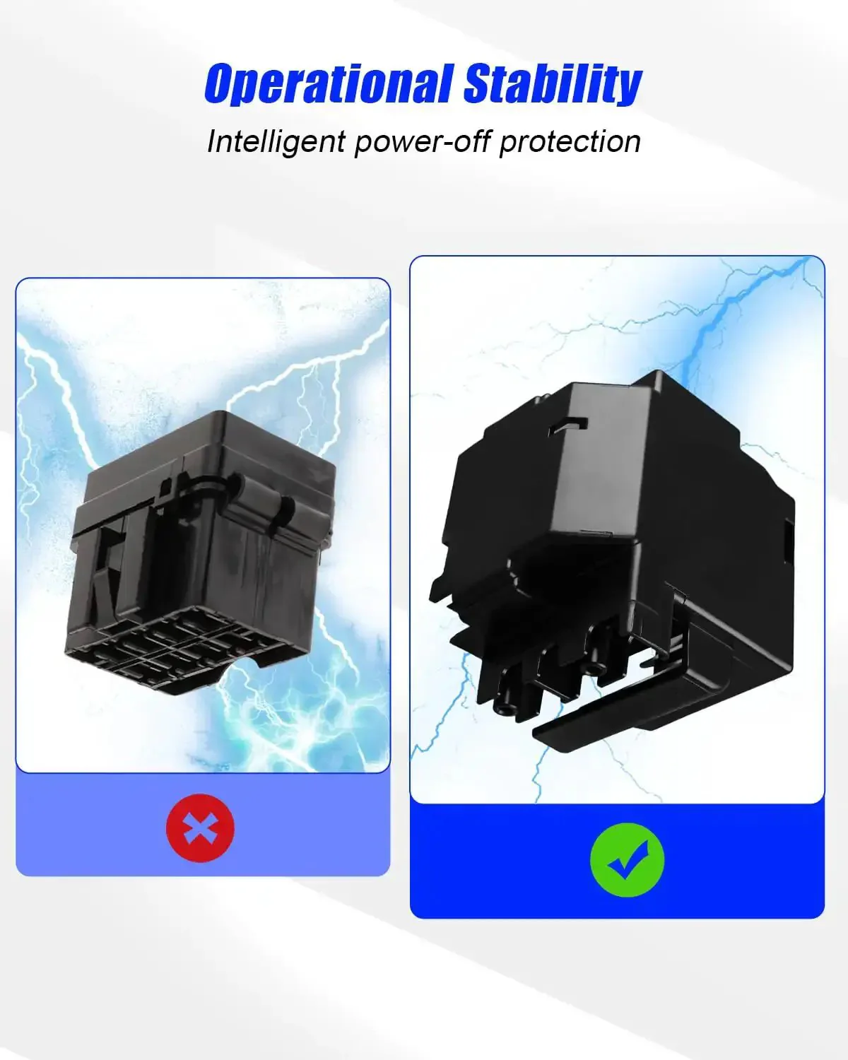 Refrigerator Start Relay And Overload Kit Fits Select Refrigerators For Plug And Play Install Replacement Replace 5304499966 AP5959044 4179401 241667501 297054500 PS11700335 Durable Build Budget Friendly Diy Upgrade - Image 5