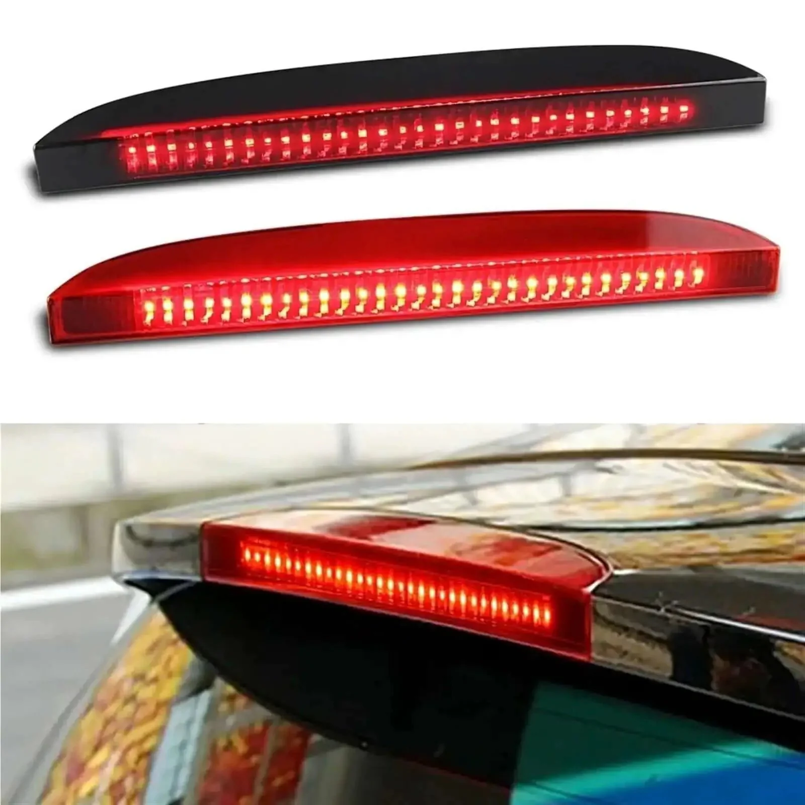 Renault Clio High Level 3Rd Brake Light LED Stop Lamp Smoke Lens For Mk III Hatchback And Box 2005-Up Also Fits Clio II 1998-2005 Ultra Bright LED Rear Brake Light Upgrade For Safer Night Driving And Clear Signaling - Image 7