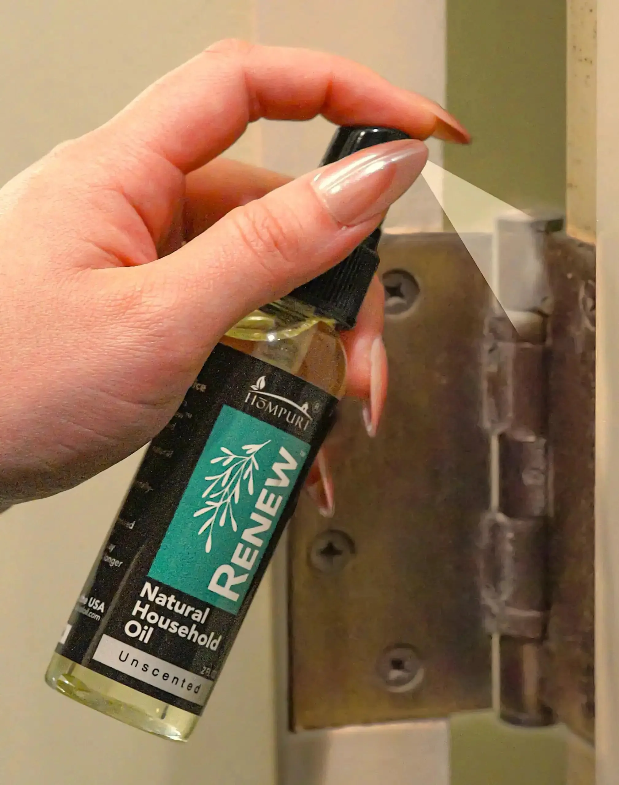 Renew Natural Household Oil Unscented All Purpose Lubricant Spray For Doors Hinges And Locks Eco Conscious Safe For Pets Made With Food Grade Mineral Oil And Organic Jojoba Oil For Smooth Long Lasting Penetrating Lubrication - Image 9