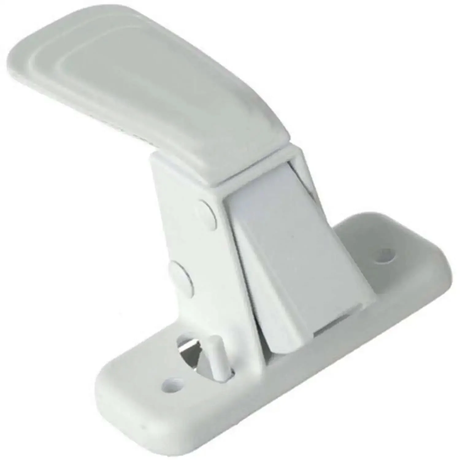 Replacement Heavy Duty Inside Screen Door Latch With No Lock Out Tech White Finish Durable Interior Latch For Screen Doors Easy To Install And Built For Everyday Use