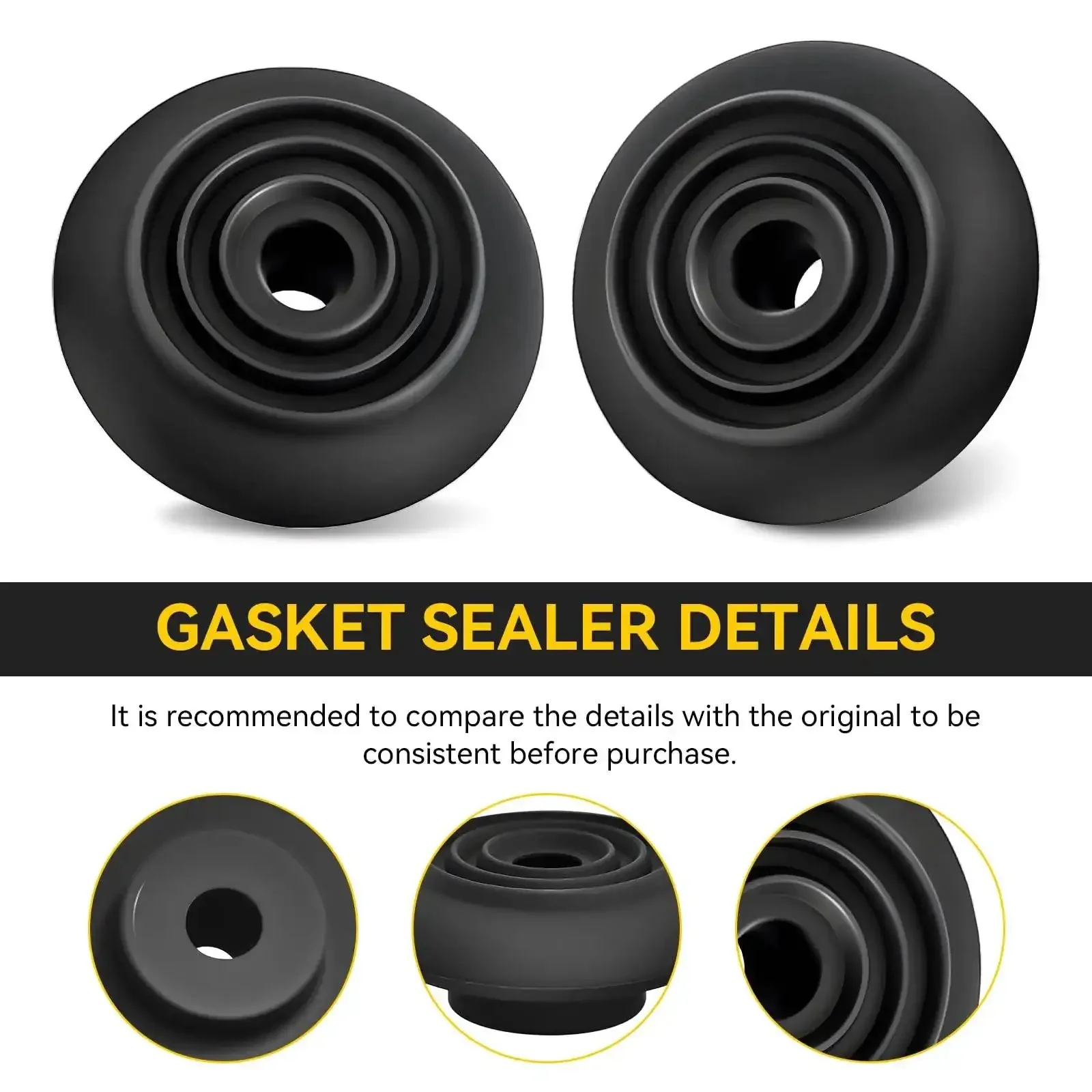 Replacement Silicone Gasket For Cuisinart Single Serve Coffee Makers Upper Needle Seal Ultra Snug Leak Proof Fit For SS-10 SS-10P1 SS-5 SS-5W SS-700 SS-700ENW SS-6 SS-780 SS-780PC - Image 4