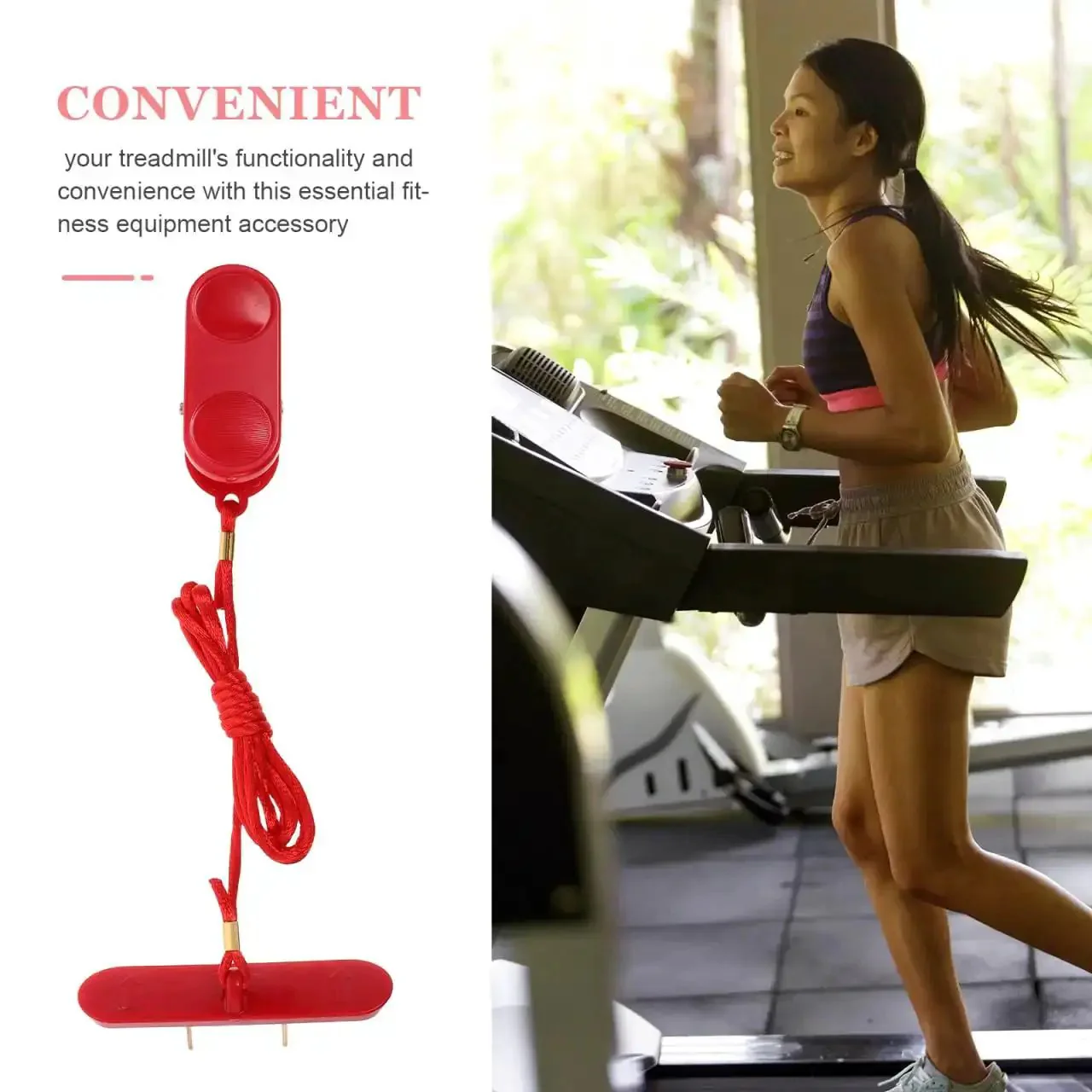 Replacement Treadmill Safety Key And Emergency Stop Clip For Treadmills Running Machines Fitness Equipment With Dual Insert Design And Easy Installation - Image 5