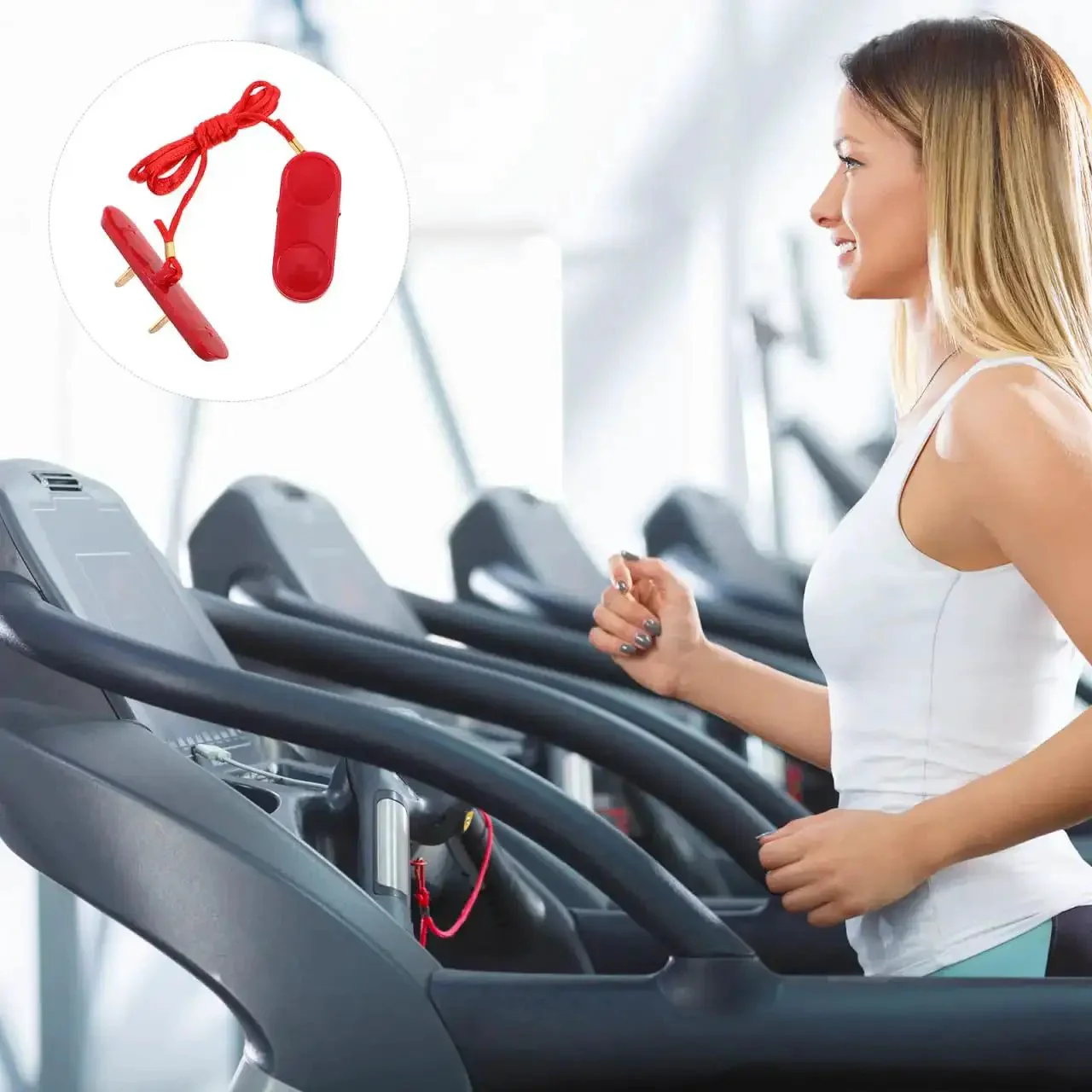 Replacement Treadmill Safety Key And Emergency Stop Clip For Treadmills Running Machines Fitness Equipment With Dual Insert Design And Easy Installation - Image 9