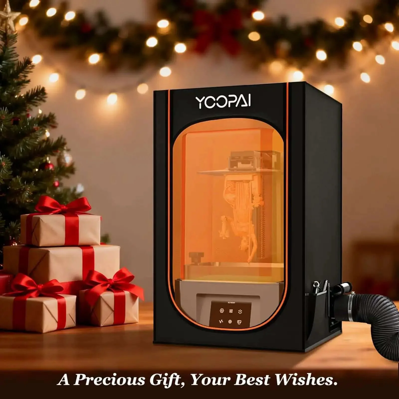 Resin 3D Printer Enclosure With Built In Ventilation Filter Odor Control Carbon Filter For Hassle Free Odor Free Resin Printing Fits Most LCD UV Resin Printers And Enclosures For Home Studio Workshop Use - Image 6