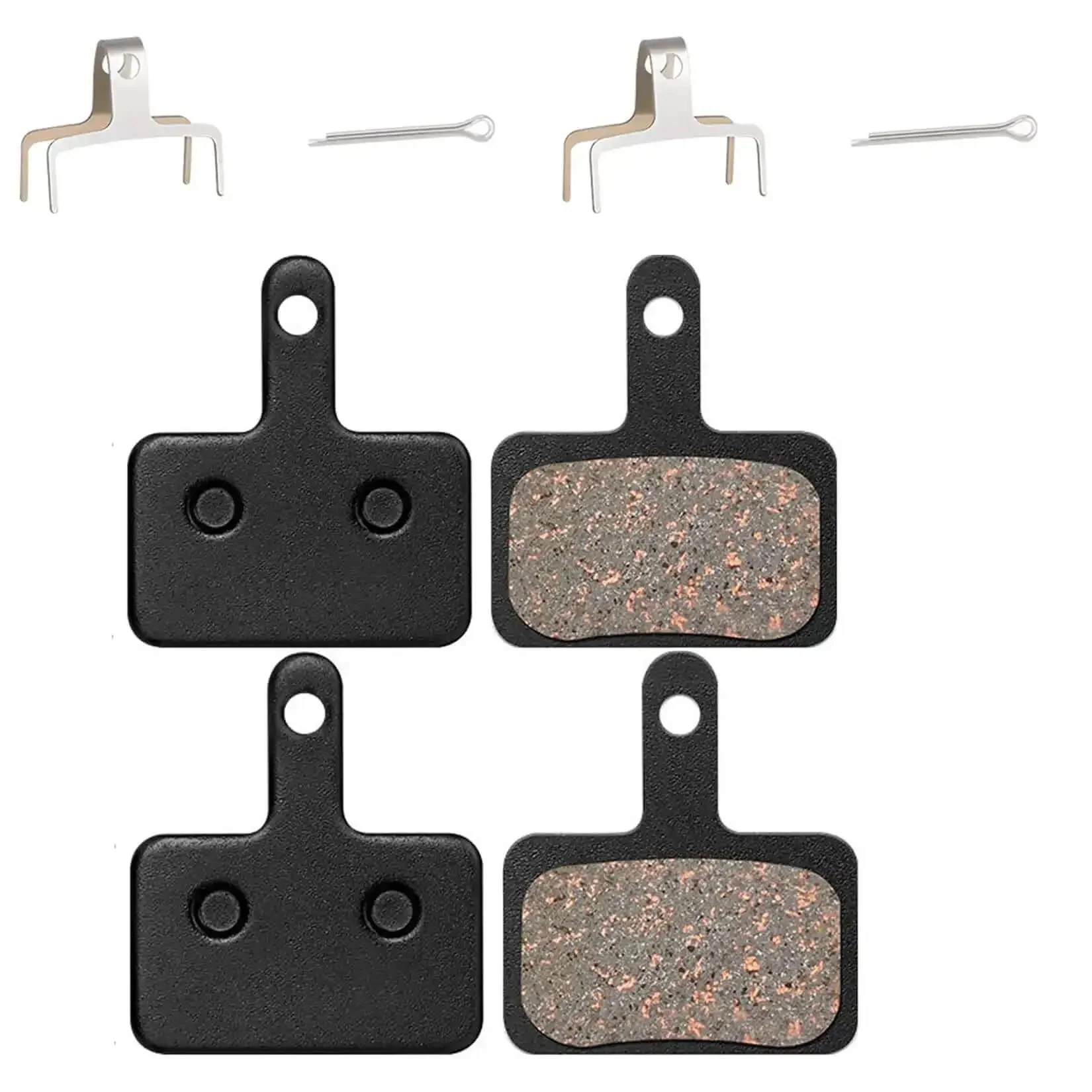 Ride Ready Universal Bicycle And Electric Scooter Brake Pads Semimetal For Rim And Hydraulic Brakes, Easy Install, Pro Grade Performance, Fits Most Bikes And Scooters, Includes 2 Pairs